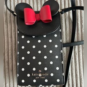 Kate Spade Disney Minnie Mouse cellphone mini crossbody purse